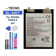 High Performance Long-Lasting BL-58DT 6000mAh Mobile Phone Battery For Tecno Pova 4 Pro