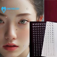 Colorful Kpop Girl Group Makeup Stickers Sparkling Outfit Facial Water Droplets Tear Eye Makeup J4r8