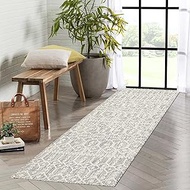 COZYLOOM Indoor/Outdoor Runner Rug 2'3"x7'3" Hallway Rug Entryway Runners Easy Cleaning Non-Shedding