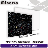 Minerva Gaming Mouse Pads White / Darking - 360x300x3mm-Large / 14"x11.8"x1/8"