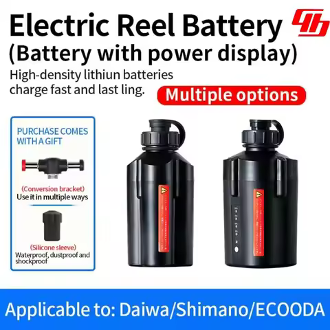 Sea Fishing Electric Reel Battery 14.8V Waterproof Lithium Battery display and no display 5000mAh fo