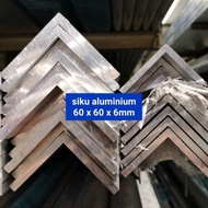 Siku Aluminium 60 x 60 x 6mm / siku alumunium per 10cm