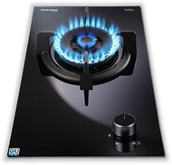 德國寶 - GP13-P1-TG 29厘米 6kW Domino 組合式 嵌入式煤氣單頭煮食爐 (黑色)