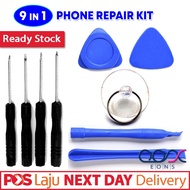 9PCS IN 1 Phone Repair Tool Kit Pry Suction Cup Scrapers Screwdriver Set Mobile LCD DIY Repairing Ga