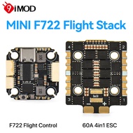 9IMOD F722 mini Flight Stack F722 Mini Flight Control 60A ESC 3-8S Lipo 20x20mm ICM42688 Gyro For Re