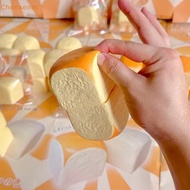 Cheesenm 1PC High Quality Hachimi Square Bread Slow Rebound Deion Vent Toy Mini Squishy Slow Rising Prop SG
