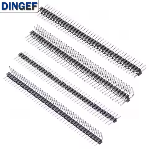 10PCS 2.0mm 40 Pin Male Single Row Pin Header Strip 2*40P 2mm Male Pin Header Connector 1*40P