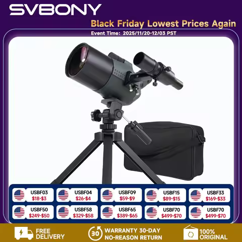 Svbony SV41Pro 28-84x80mm Mini Mak Spotting Scope Compact Telescope for Bird Watching Both Terrestri