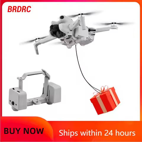 BRDRC Airdrop System for DJI Mini 4 Pro Drone Fishing Bait Wedding Gift Deliver Thrower Lightweight 