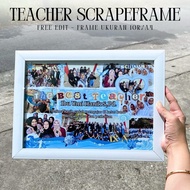 WORDGIFT FRAME 10R A4 TEACHER TEACHER'S DAY GIFTDAY - MEMORIAL FRAME CLASS FRAME SCRAPFRAME FAREWELL