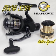 SEAHAWM FROG SPIN FISHING REEL SPINNING # MESIN PANCING BUNYI KATAK