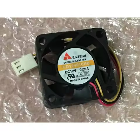 Y.S TECH FD124010HB DC 12V 0.09A 40x40x10mm 3-Wire Server Cooling Fan