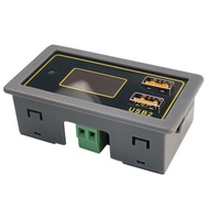 -BC 4.5-32V 12V 24V Lead-Acid Lithium Battery Voltmeter Ammeter 18650 Capacity Test Battery Monitor USB Quick Charger