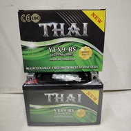 YTX9 YTX9A YTX9-BS BATERI BATTERY QUALITY 100% KAWASAKI ELEGAN NINJA SYM KOYOKO THAI-X ESR