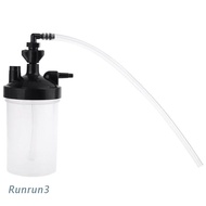 RUN Oxygen Bubbler Bottle - Humidity for Oxygen Concentrator with Tubing Connector Elbow 12"