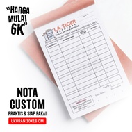 Print Invoice custom online shop receipts, cash sales receipts, 10x16 cm, 1 ply, no double