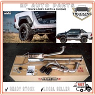 💯 ORIGINAL 2025 HKS EXHAUST TOYOTA HILUX REVO ROCCO ROGUE CARBON CENTRE SIDE TWIN MUFFLER BOX PIPE S