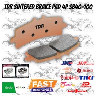 Brake Pads Sintered SB40-100TDR - High Performance for Brembo GP4RS and GP4RX 4-Piston Calipers