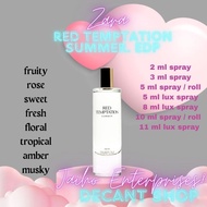 Authentic Perfume Zara Red Temptation Summer EDP 2-11ml