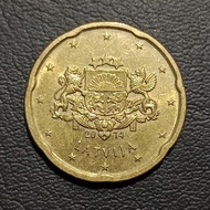 Koin Lustre 221 - 20 Cent Euro Latvia