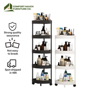 Comfort Haven Furniture Co. Simple Corner Storage Rack Multipurpose Bathroom & Kitchen Shelf