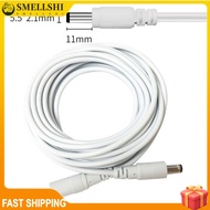 【Hot-SEMLL】DC Extension Cable,12V Extension Cable, DC Connector 5.5 mm x 2.1 mm White❀