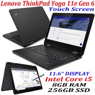 Lenovo ThinkPad Yoga 11e Gen 6 2-in-1 Touch Screen low weight Laptop with 11.6" Display Intel Core i