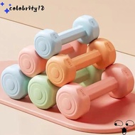 CELEBRITY12 Kettlebell, PVC 1kg Fitness Dumbbell Set,  Anti-Roll Waterproof Non-Slip Small Dumbbell 