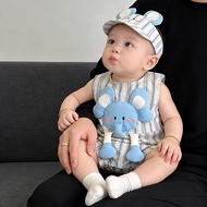 Baby One Hundred Days Sleeveless Summer Outing Romper 2026.8.27