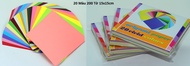 Giấy Gấp Origami 20 màu 200 tờ 15x15cm (2 mặt Đều Có Màu)