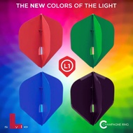 L STYLE DARTS FLIGHT - (L1 STANDARD) PLAIN FLIGHT L PRO CHAMPAGNE L-STYLE DART FLIGHTS (SAYAP ARROW)