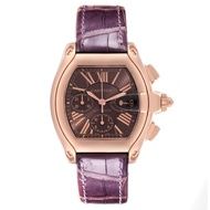 Cartier Cartier Roadster (Reference W62042Y5). A rose gold automatic wristwatch with chronograph and