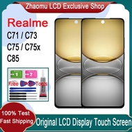 Original Realme C71 C73 C75x C75 C85 4G 5G LCD Display Touch Screen Replacement