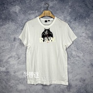 G-STAR RAW Round Neck Wolfhead Printed Short Sleeves