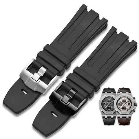 Rubber Watch Strap for Audemars and Piguet Royal Oak Offshore AP 15707 26471 26178 15703 Silicone Me