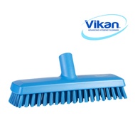 Home Essential Vikan  70413 Hard Bristle 270mm Blue Scrubbing Brush, 24mm bristle length, PET bristl