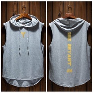 【CAMPOUT】ผู้ชายกีฬาเสื้อกั๊กฤดูร้อนเสื้อกั๊กคลุมด้วยผ้าหลวมบาสเกตบอลการฝึกอบรมสูทลำลองเสื้อยืดแขนกุด