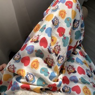 Hamachi Loose Fit Cartoon Print Cotton Yarn Pajama Pants