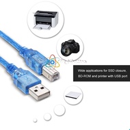 Usb 2.0 Type A Male to B Cable 30cm Short Data Cable for Arduino, Printer, Camera
