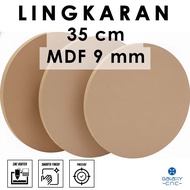 Circle 35 cm - MDF 9 mm - MDF board MDF wood board/