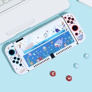 Cute Shark Nintendo Switch Oled Case TPU Dockable Protective Case for Switch Controller