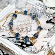 【訂製款 06】湖水藍綠螢石 | 同人水晶 DIY設計手鏈