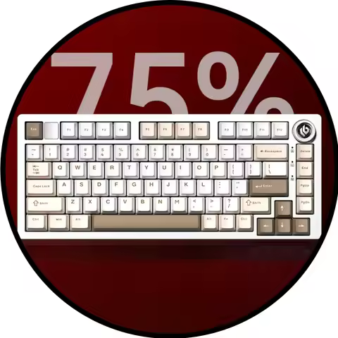 LEOBOG Hi75C Aluminium Alloy Mechanical Keyboard Kit Tri Mode RGB Wired Customized Keyboard with Kno