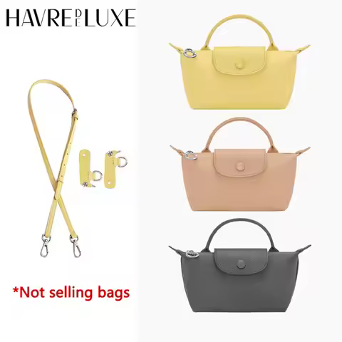 2026 New Leather Bag Strap For Longchamp Mini Lime Durable Fashion Without Punching Modification Bag