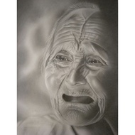 🎨 Custom Hand-Drawn Portrait (Face) – Mechanical Pencil Art