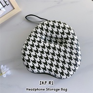 【Discount】For IKF R1 Headphone Case Cartoon Simple Headset Earpads Storage Bag Casing Box