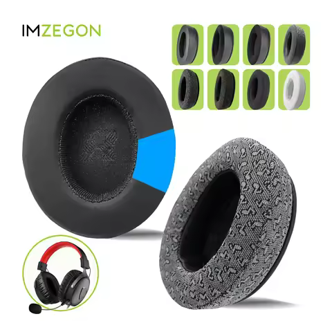 IMZEGON Replacement Earpads for Redragon H510 Zeus, H520, H710 Headphones Ear Cushion Sleeve Cover E