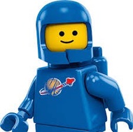 Lego minifigures  Classic Spaceman 藍色太空人 (C)
