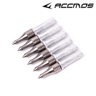 100 Grain Arrow Point with Aluminum Insert ID 6.2 mm Fit for Carbon / Fiberglass / Aluminum Arrow