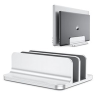 手提電腦平板電腦支架 垂直電腦支架 雙桌面支架 同時支援兩台 隨意可調式基座 耐刮擦性 環保防滑矽膠 穩定 散熱 適用於各種筆記型電腦支架